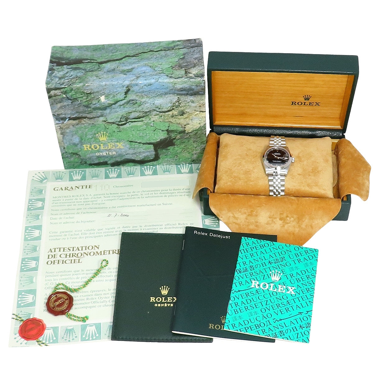 Datejust 78240 不锈钢 A 系列黑色自动腕表,配 Jubilee 表带