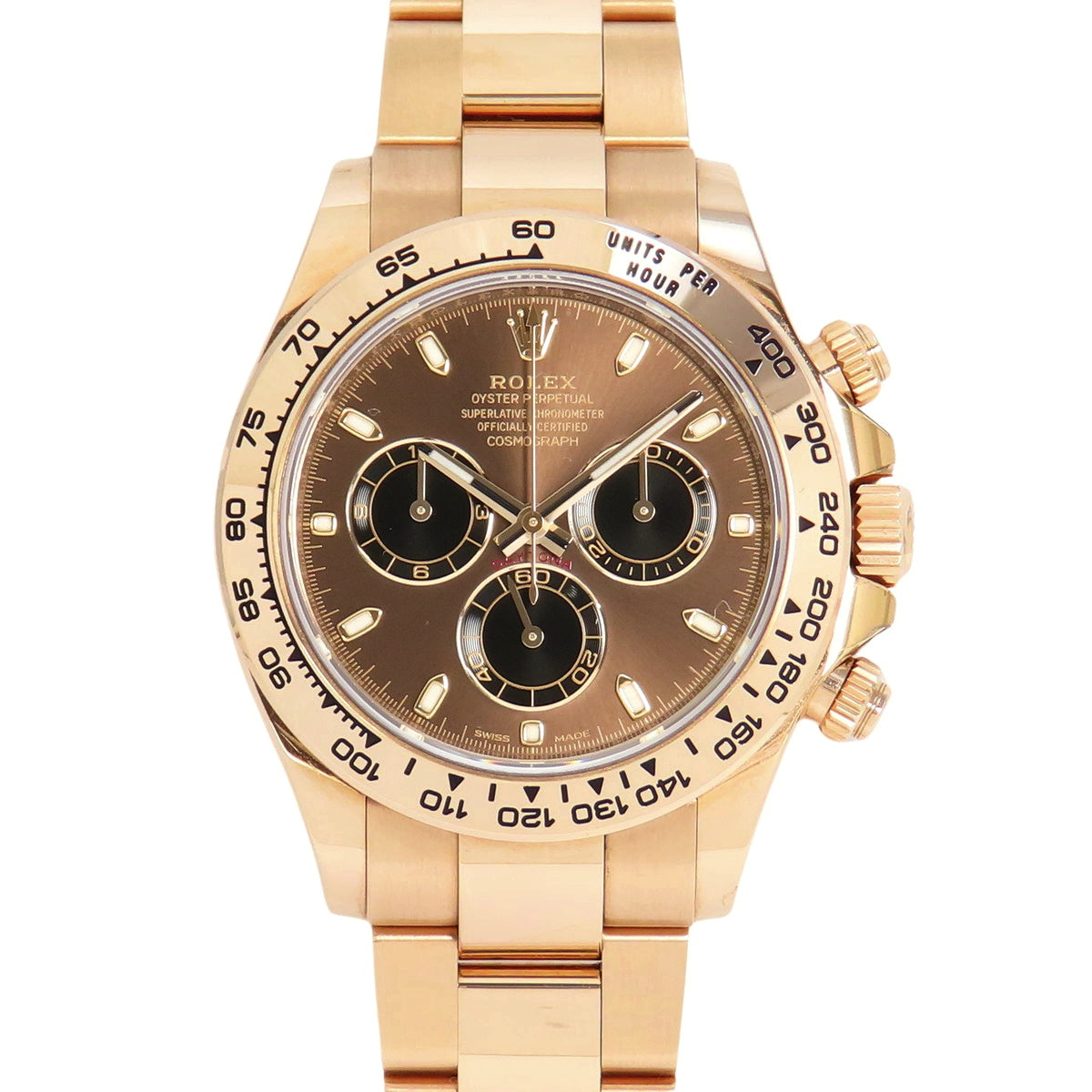 デイトナ 116505 デイトナ PG ランダム番 チョコレート/ブラック自動巻き メンズ