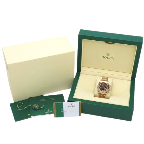 Daytona 116505 Daytona PG 随机编号 巧克力色/黑色 自动男士腕表