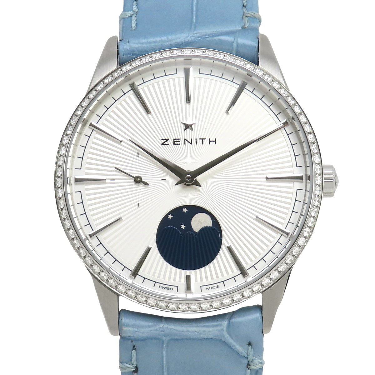 16.3200.692 Elite Moon Phase SS 自动上链 白色 钻石表圈