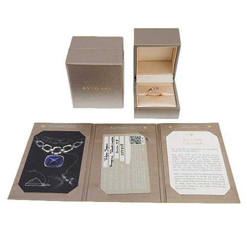 オープンワーク リング マザーオブパール/ダイヤモンド K18 ピンクゴールド PG