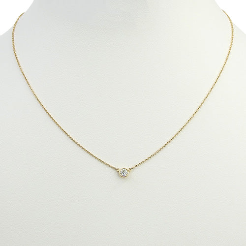 By the Yard Single Diamond Pendant D0.21 K18 Pink Gold PG