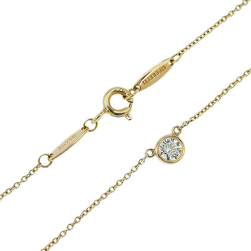 By the Yard Single Diamond Pendant D0.21 K18 Pink Gold PG