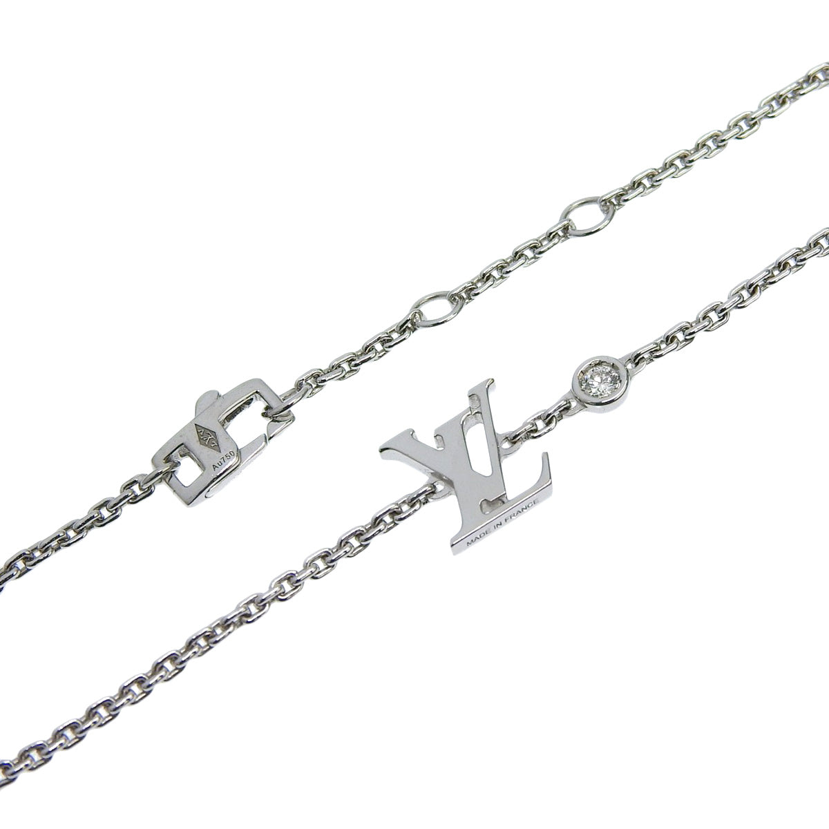 ブレスレット イディール ブロッサム LV ダイヤモンド K18 ホワイトゴールド WG 1PD