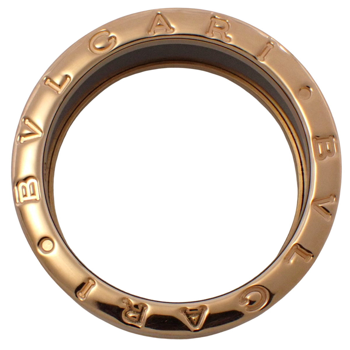 ビー・ゼロワン リング K18 ピンクゴールド PG セラミック