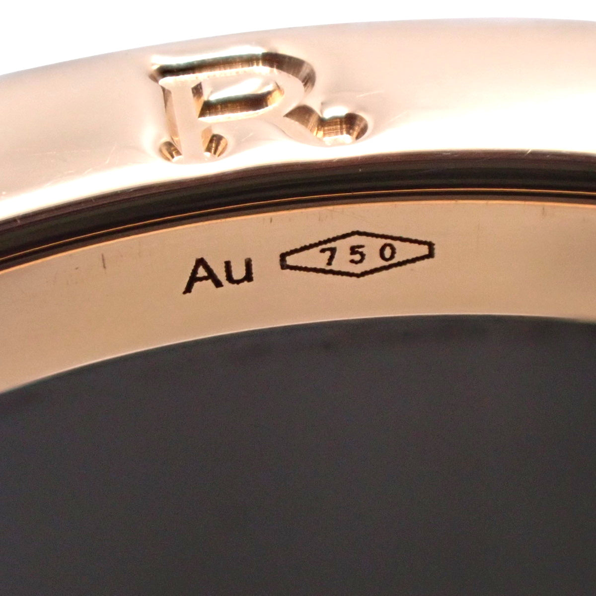 ビー・ゼロワン リング K18 ピンクゴールド PG セラミック