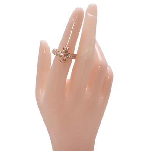 T One Ring with Diamond, 18K Pink Gold, PG