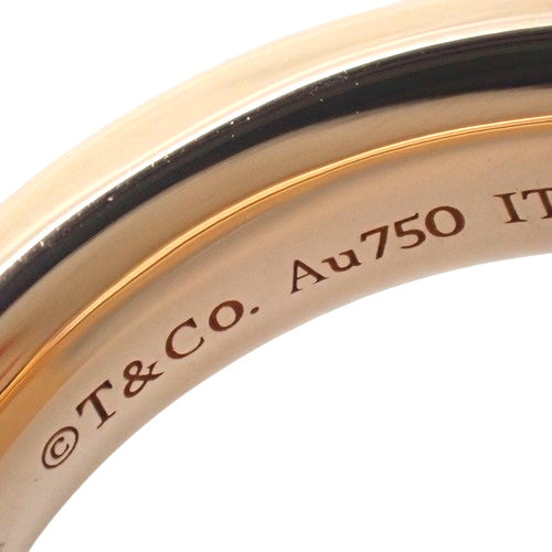 T One Ring with Diamond, 18K Pink Gold, PG