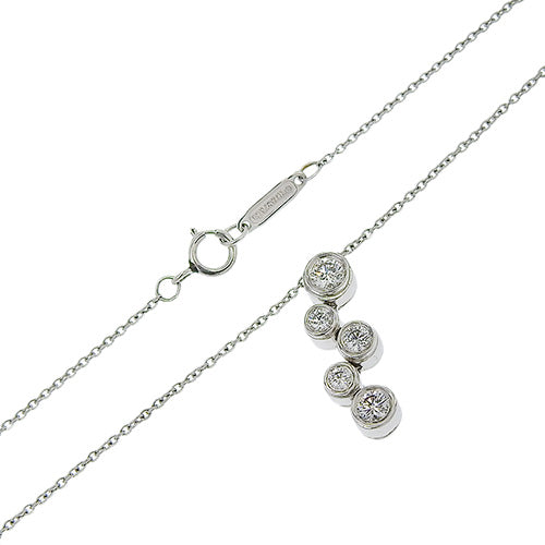 バブル ネックレス ダイヤモンド Pt950プラチナ アクセサリー ジュエリー 5PD