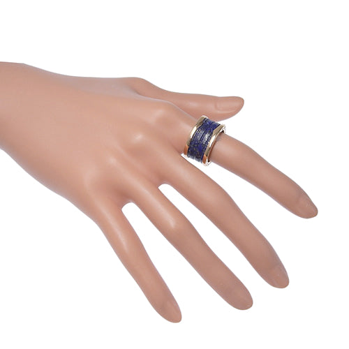 B.zero1 Ring, 18K Pink Gold, PG, Lapis Lazuli