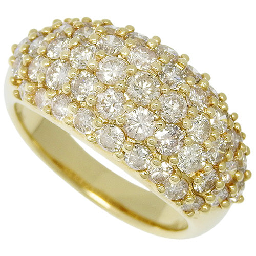 ダイヤモンド リング D2.50 K18 イエローゴールド YG