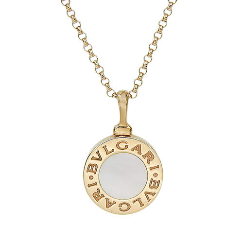 BVLGARI BVLGARI 白色珍珠母贝和18K玫瑰金项链