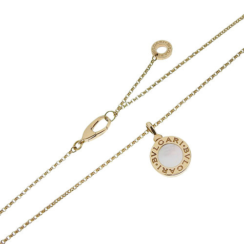 BVLGARI BVLGARI 白色珍珠母贝和18K玫瑰金项链