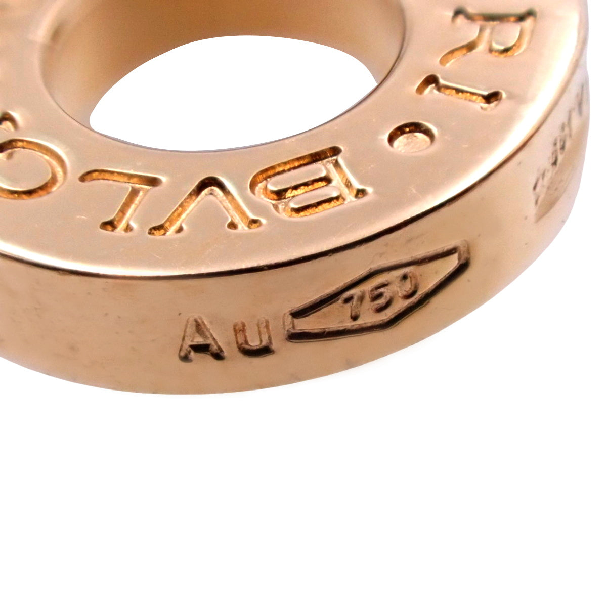 ビー・ゼロワン ネックレス K18 ピンクゴールド PG ホワイトセラミック