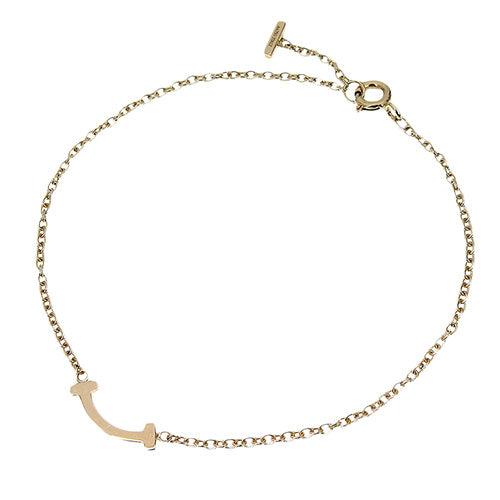 Smile Mini Bracelet with Diamonds in 18K Pink Gold and PG