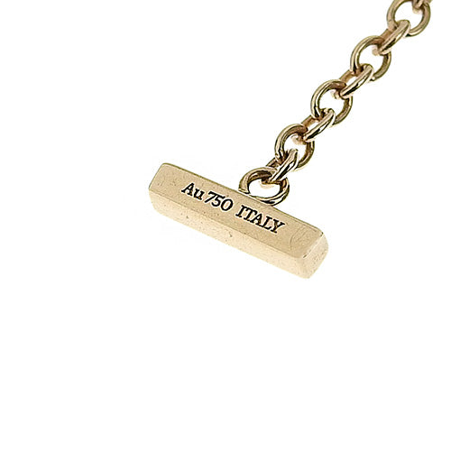 スマイル ミニ ブレスレット ダイヤモンド K18 ピンクゴールド PG