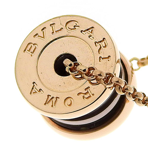 ビー・ゼロワン ネックレス K18 ピンクゴールド PG メタル