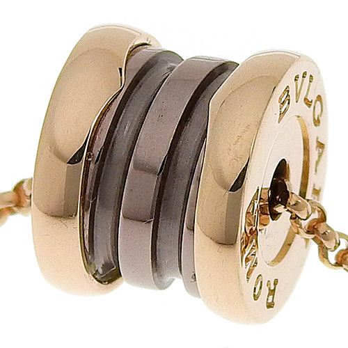 ビー・ゼロワン ネックレス K18 ピンクゴールド PG メタル