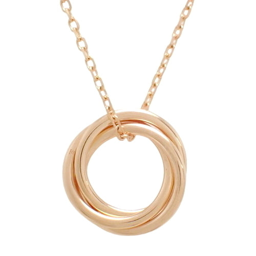 Trinity Necklace Pink Sapphire K18 Pink Gold PG