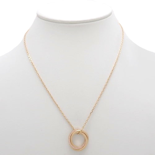 Trinity 项链 粉红蓝宝石 K18 粉红金 PG