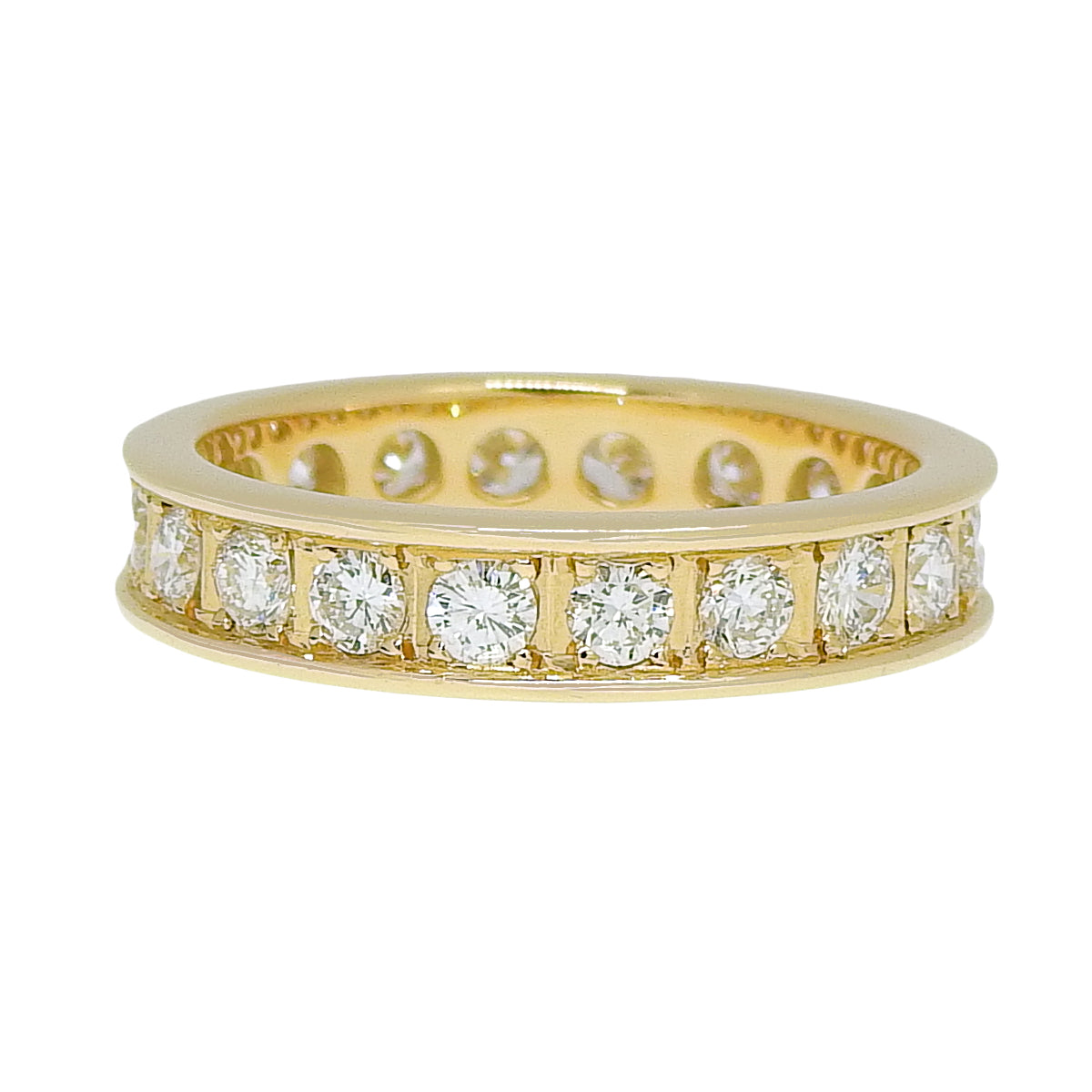 フルエタニティ ダイヤモンドリング D1.02 K18 イエローゴールド YG