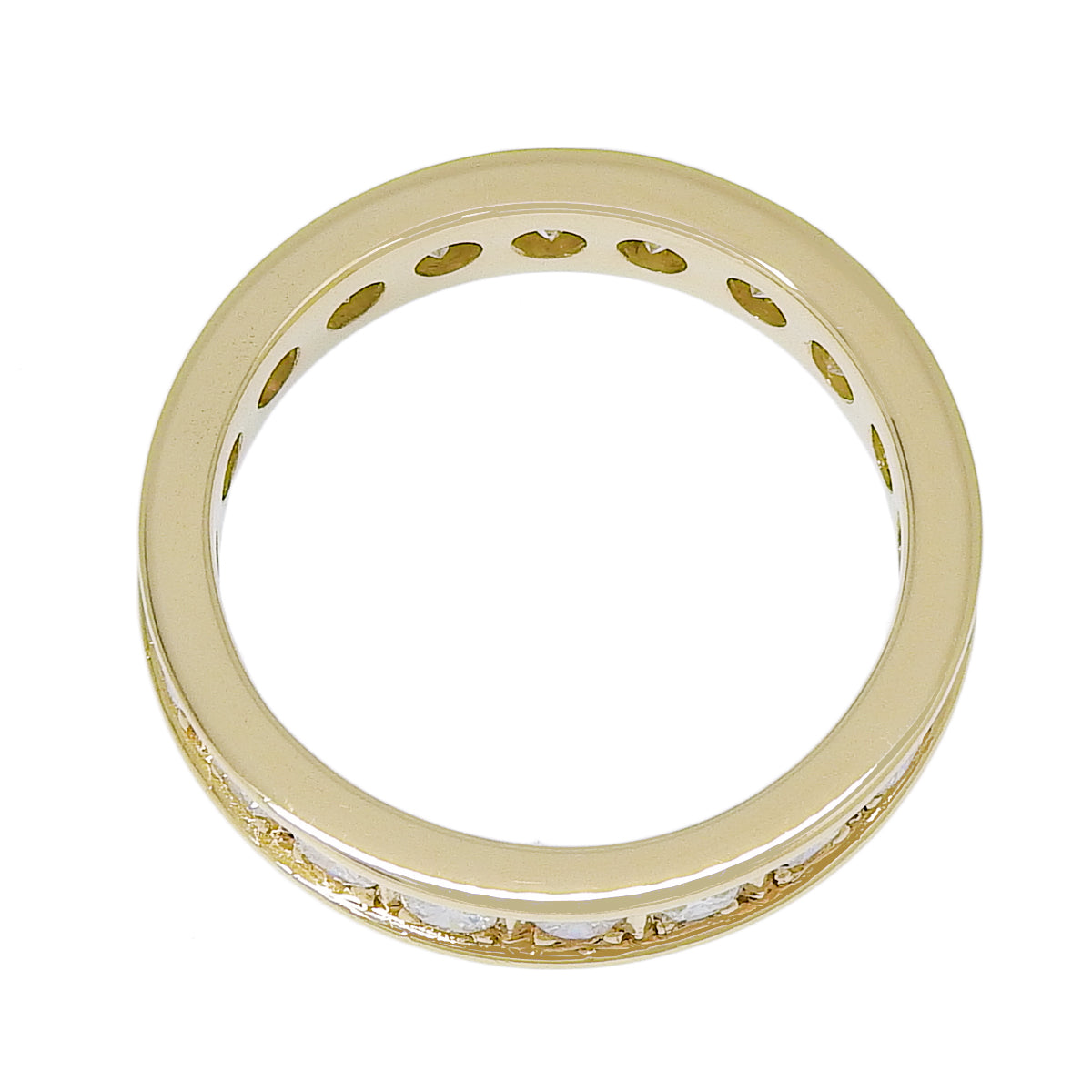 フルエタニティ ダイヤモンドリング D1.02 K18 イエローゴールド YG