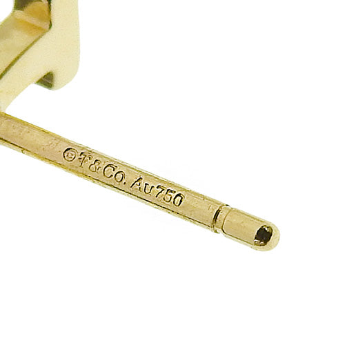 スマイル ピアス K18 イエローゴールド YG