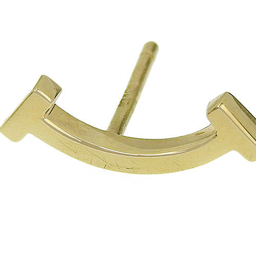 スマイル ピアス K18 イエローゴールド YG