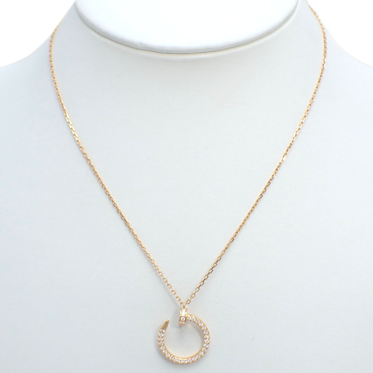 Juste un Clou pendant in 18K pink gold with diamonds