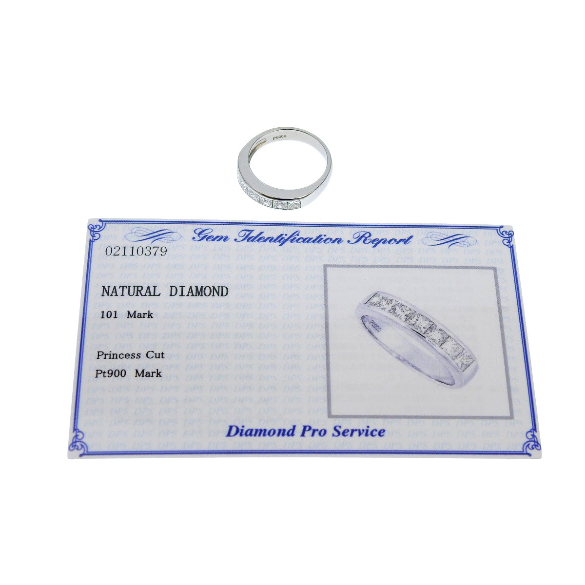 ダイヤモンド リング D1.01 Pt900プラチナ