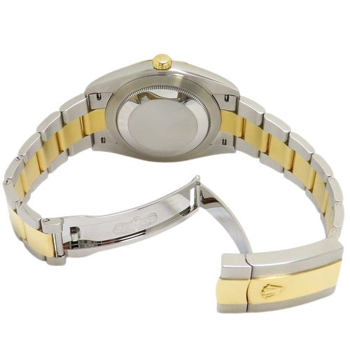 126303 Datejust 41 YG, random serial number, automatic winding, black Oyster bracelet.