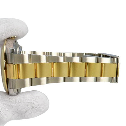 126303 Datejust 41 YG, random serial number, automatic winding, black Oyster bracelet.