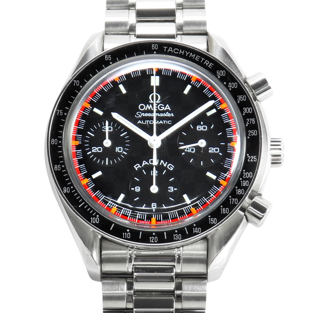 3518.50.00 超霸赛车系列 不锈钢 自动上链 黑色