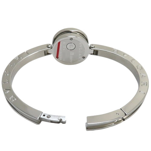 B.zero1 BZ22S Stainless Steel Quartz Diamond Bezel White Silver