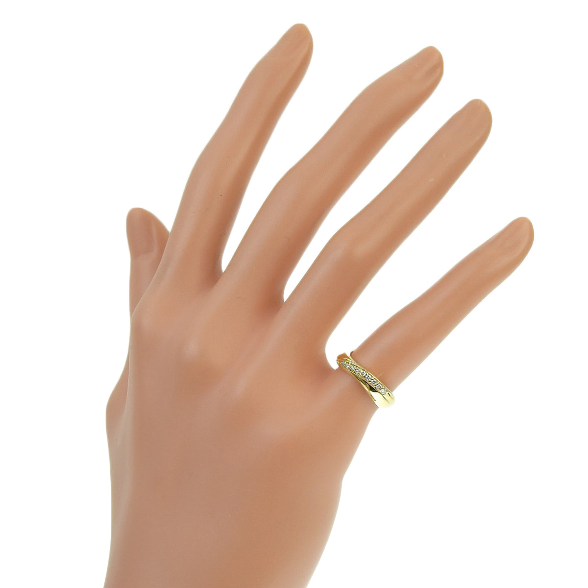 Diamond Ring D0.11 K18 Yellow Gold YG