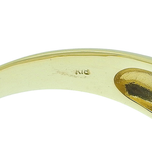 钻石戒指 D1.00 K18 黄金 YG 密镶