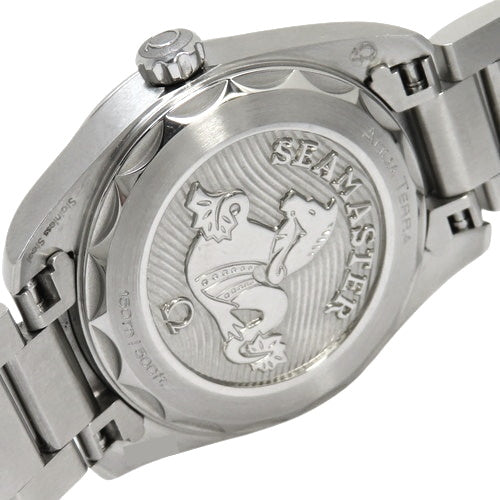 220.10.28.60.55.001 Seamaster Aqua Terra 150M Stainless Steel Quartz White Shell 12PD