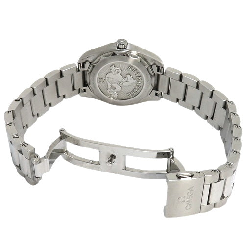 220.10.28.60.55.001 Seamaster Aqua Terra 150M Stainless Steel Quartz White Shell 12PD