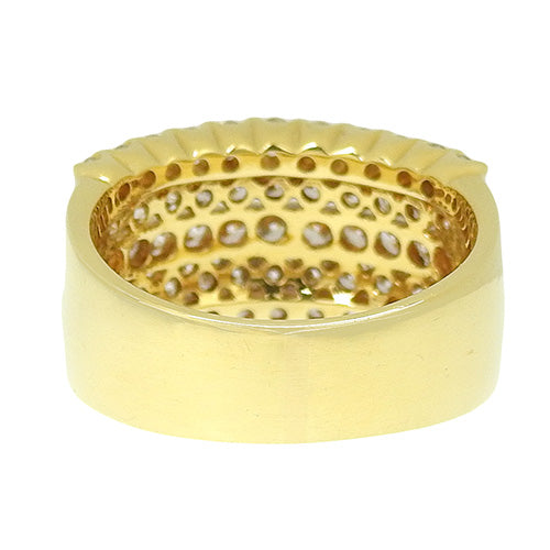 Line Diamond Ring D1.86 K18 Yellow Gold YG