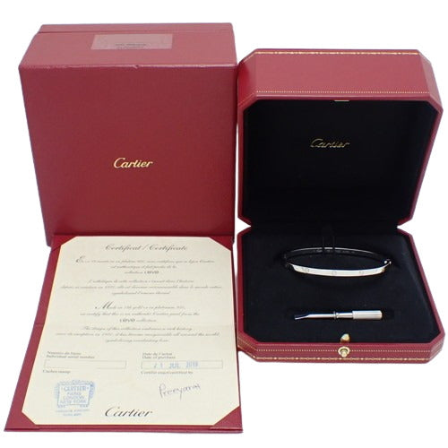 LOVE Bracelet Small K18 White Gold WG