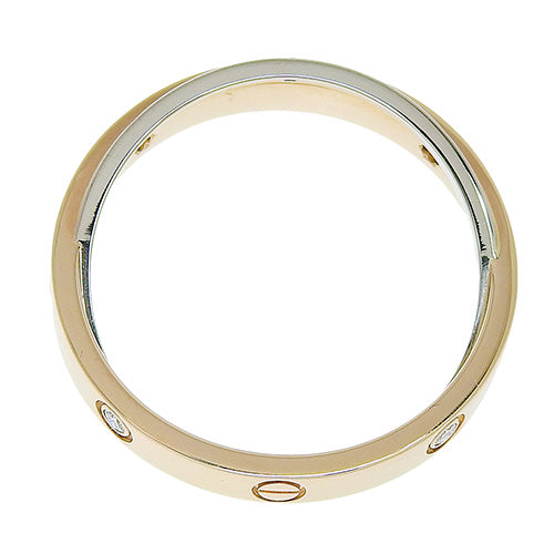 Be Love Ring Diamond K18 Pink Gold PG K18 White Gold WG