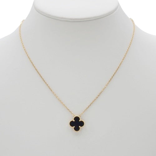 Vintage Alhambra pendant with onyx and 18K yellow gold (YG)