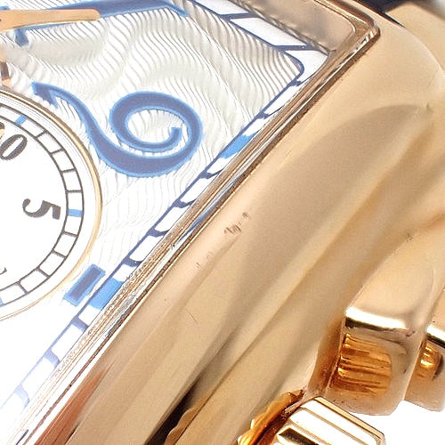 10000KCC Conquistador King 计时码表 PG/鳄鱼皮 自动 白色