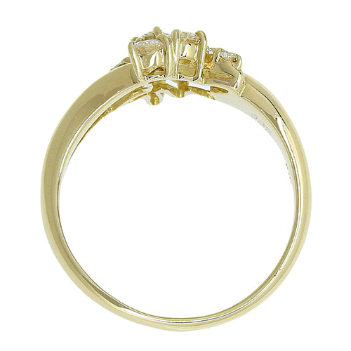 Diamond Ring D0.32 K18 Yellow Gold YG