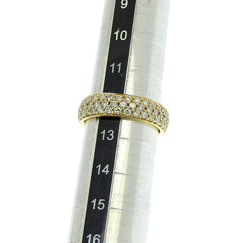 钻石半永恒戒指 D1.03 K18 黄金 YG