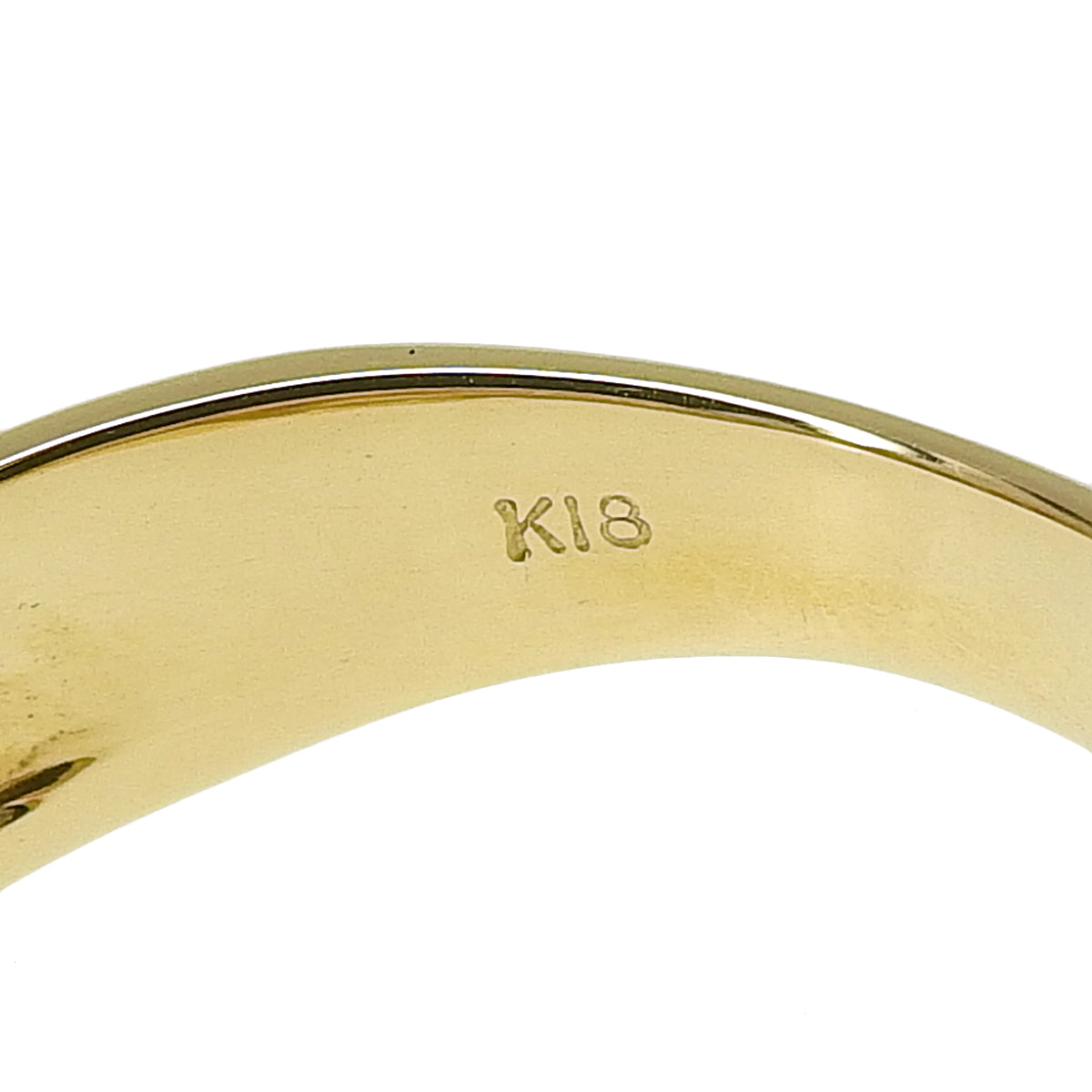 Double Diamond Ring D0.51 K18 Yellow Gold YG