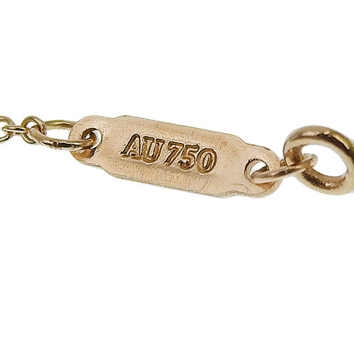 Atlas Bar Necklace with Diamonds in 18K Pink Gold and PG