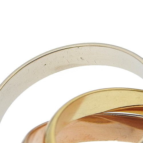 les must de Cartier Trinity Ring in 18K Yellow Gold (YG), 18K Pink Gold (PG), 18K White Gold (WG)