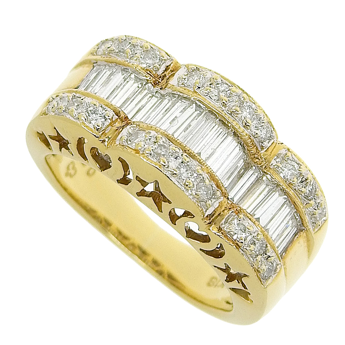 Diamond Ring D0.58 K18 Yellow Gold YG