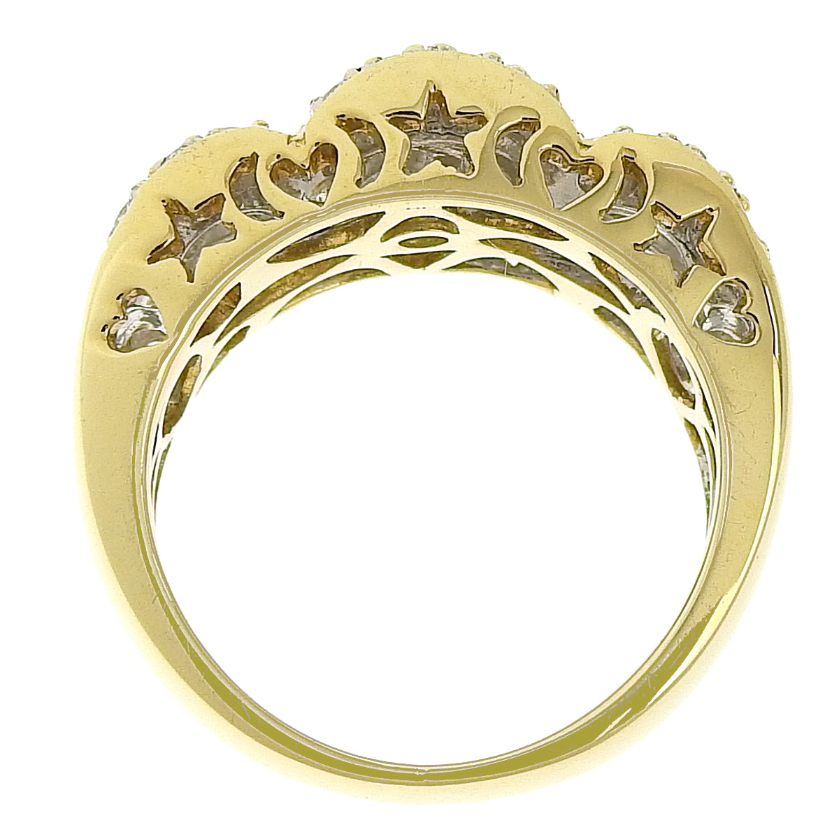 ダイヤモンド リング D0.58 K18 イエローゴールド YG